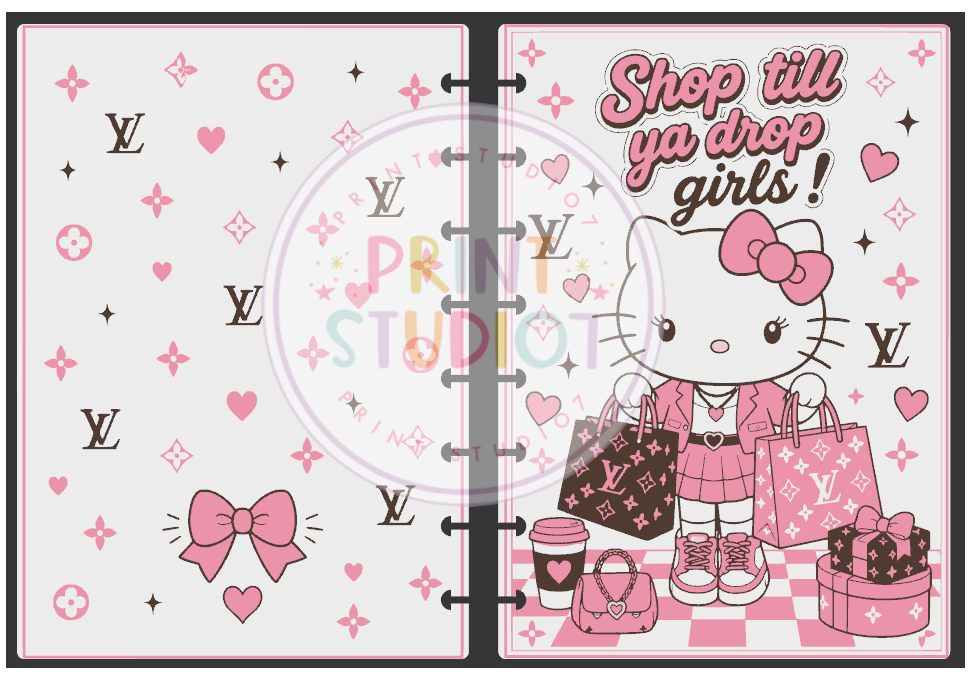 Shop Till Ya Drop Girls Notebook