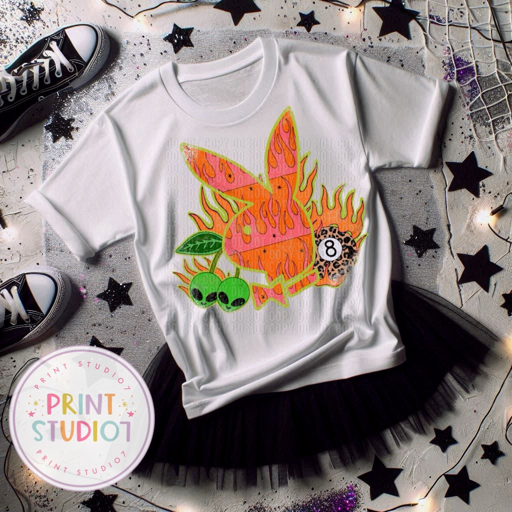 Orange P Bunny Shirt