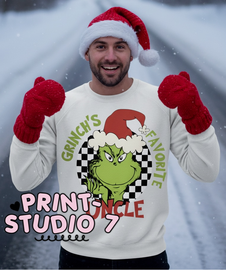 DTF Transfer Green's Favorite Uncle Red