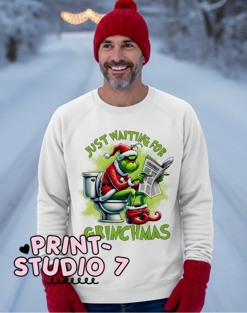 DTF Transfer Green's Just Waiting For