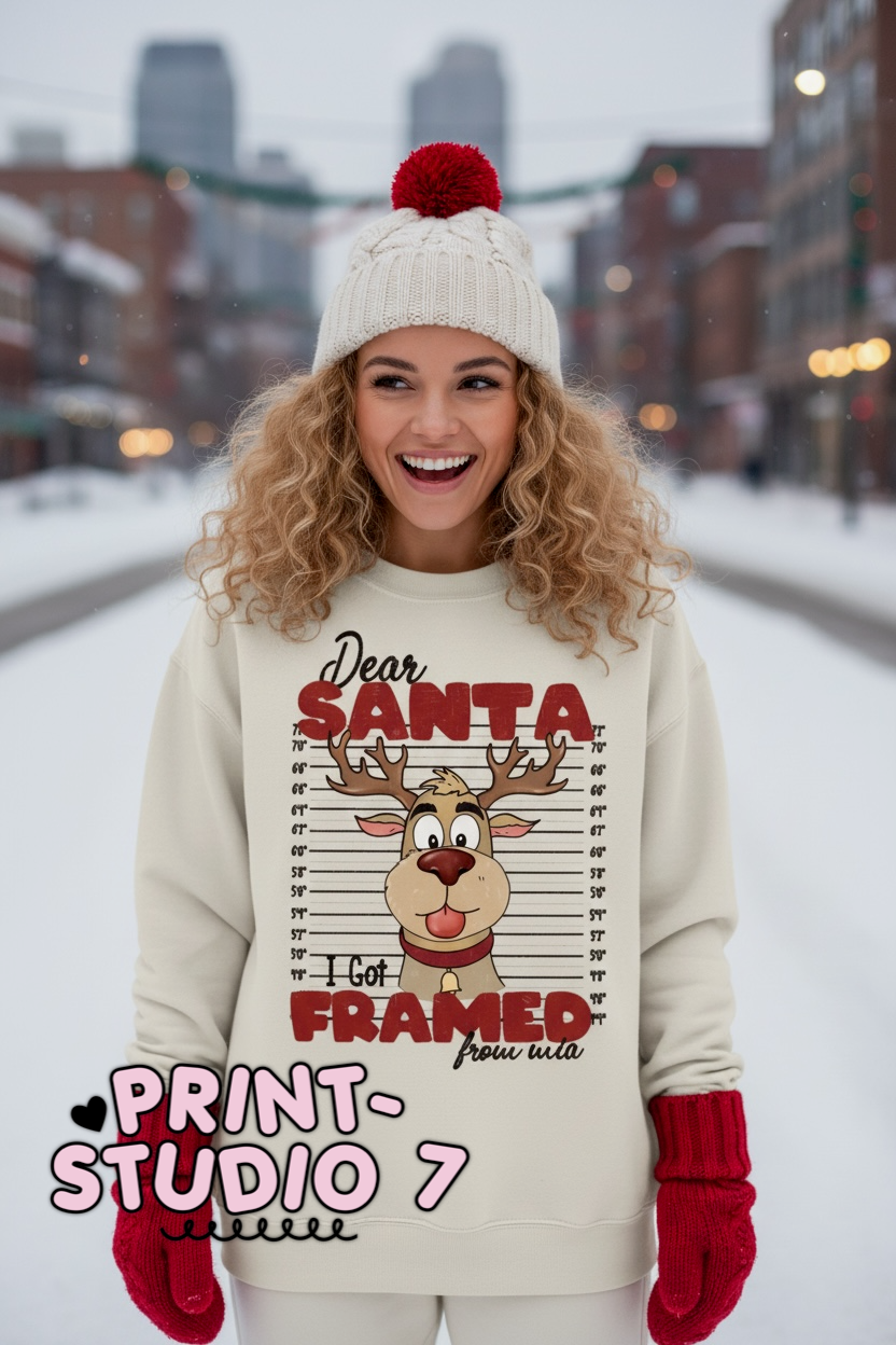 DTF Transfer Dear Santa