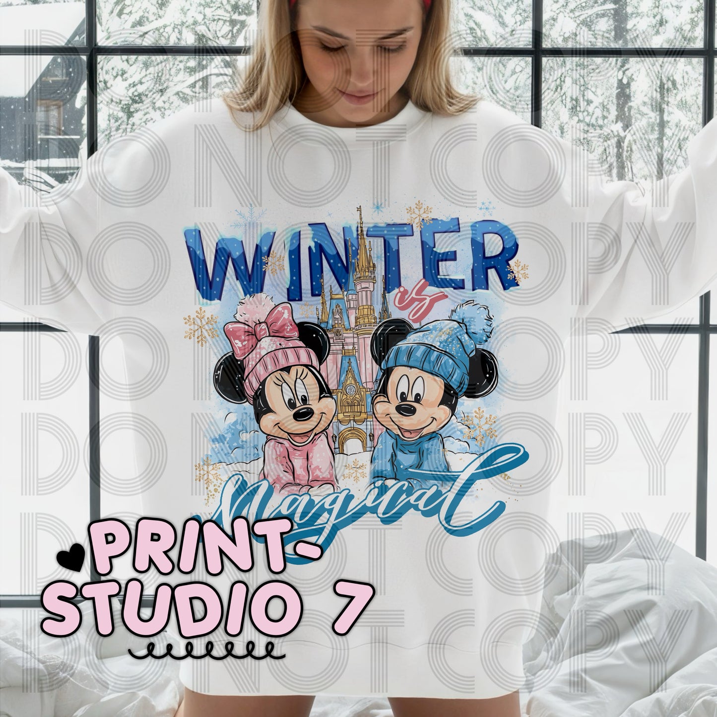 DTF Transfer Winter Is Magical