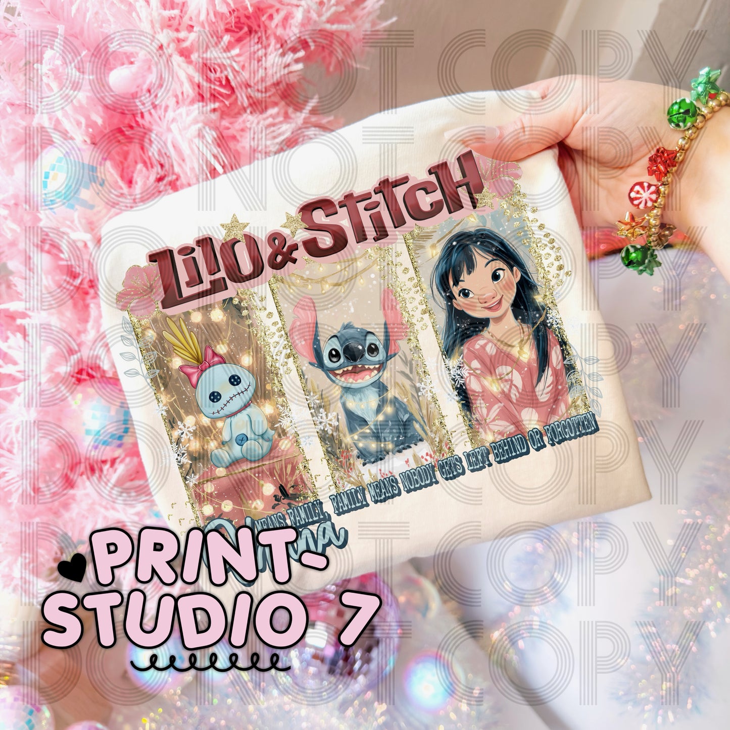 DTF Transfer Blue Monster