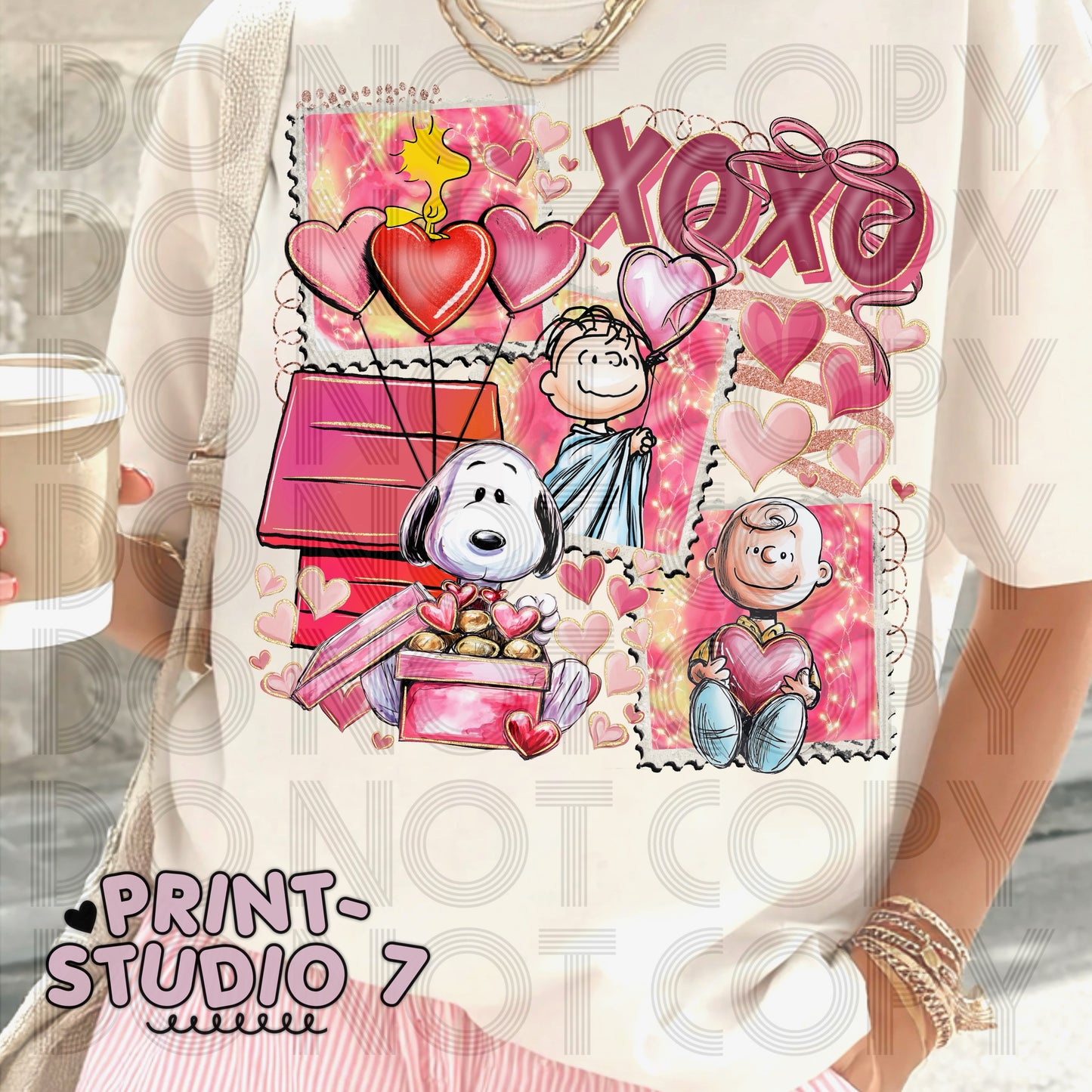 DTF Transfer XOXO Peanut