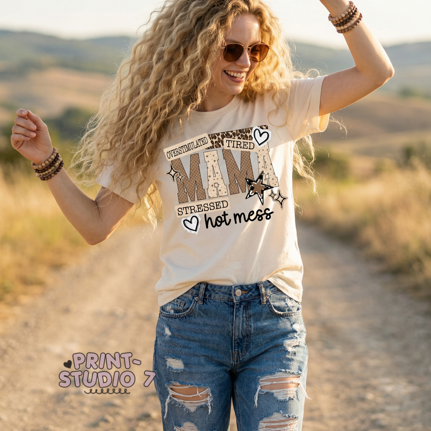 Mama Over Stimulated Tired Stressed Hot Mess