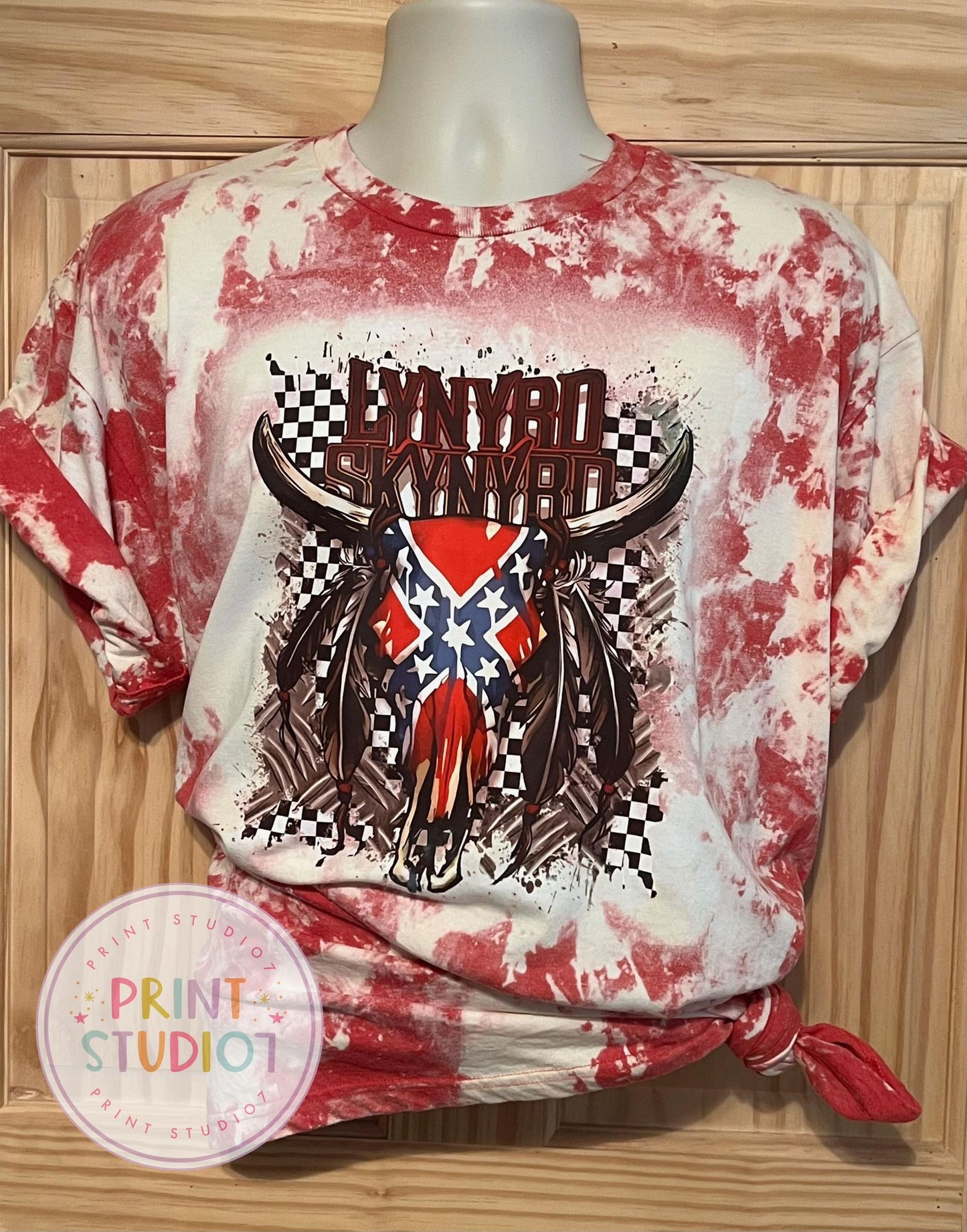 Music Skynyrd Bleached T-Shirt