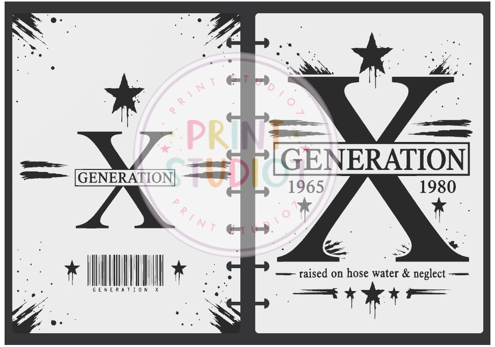 X Generation Notebook