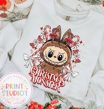 DTF Transfer Christmas Monster