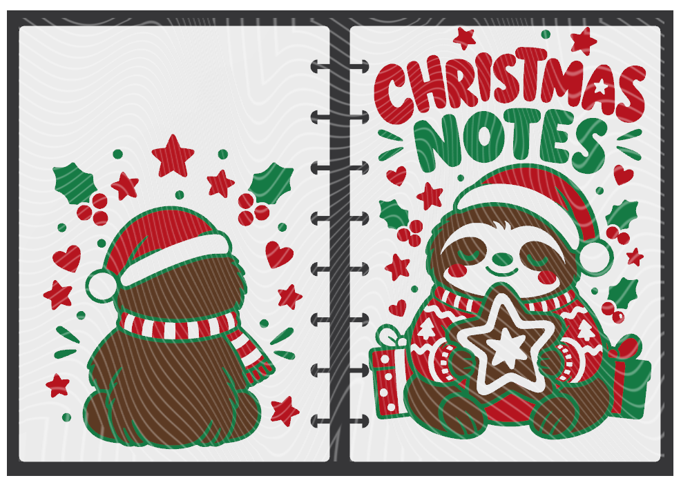 Christmas Notes Notebook