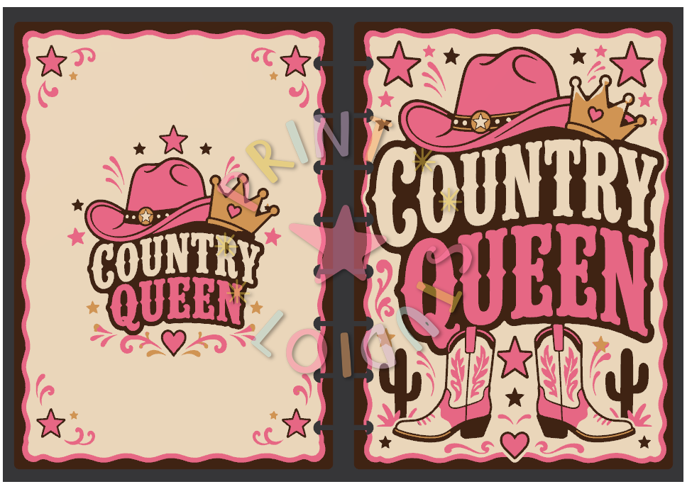 Country Queen Notebook