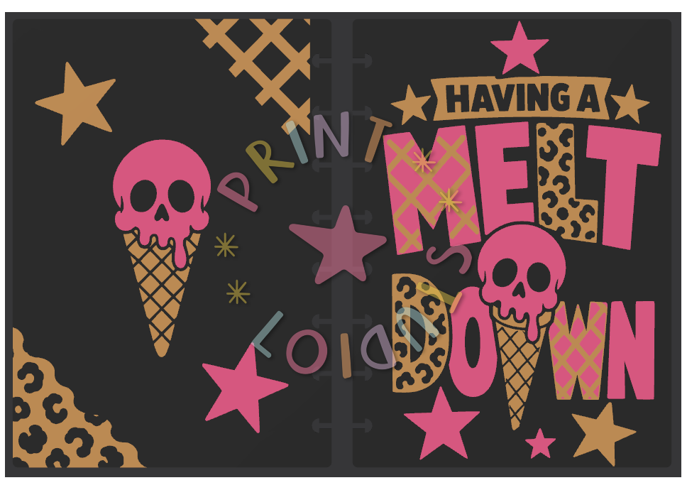 Having A Meltdown (1) Notebook