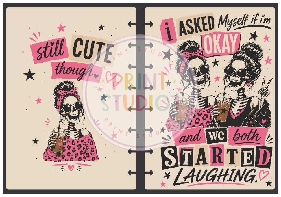 Both Started Laughing Notebook
