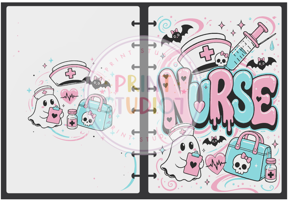Halloween Nurse Notebook