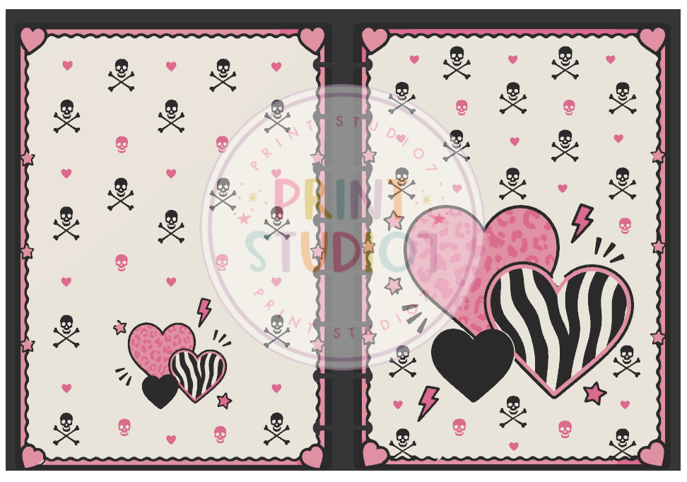 Toxic Hearts Notebook