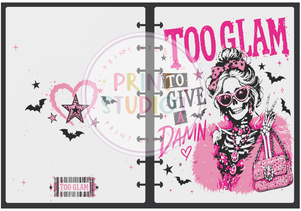 Too Glam To Give A Damn Notebook