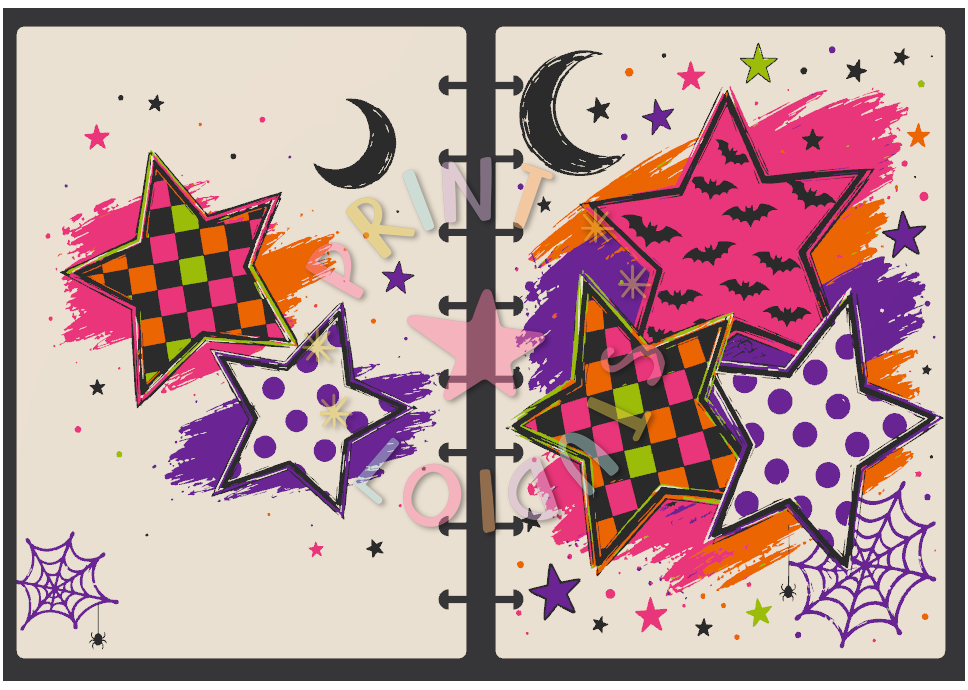 Stars Of Colors Notebook