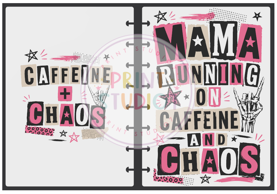 Caffeine & Chaos Notebook