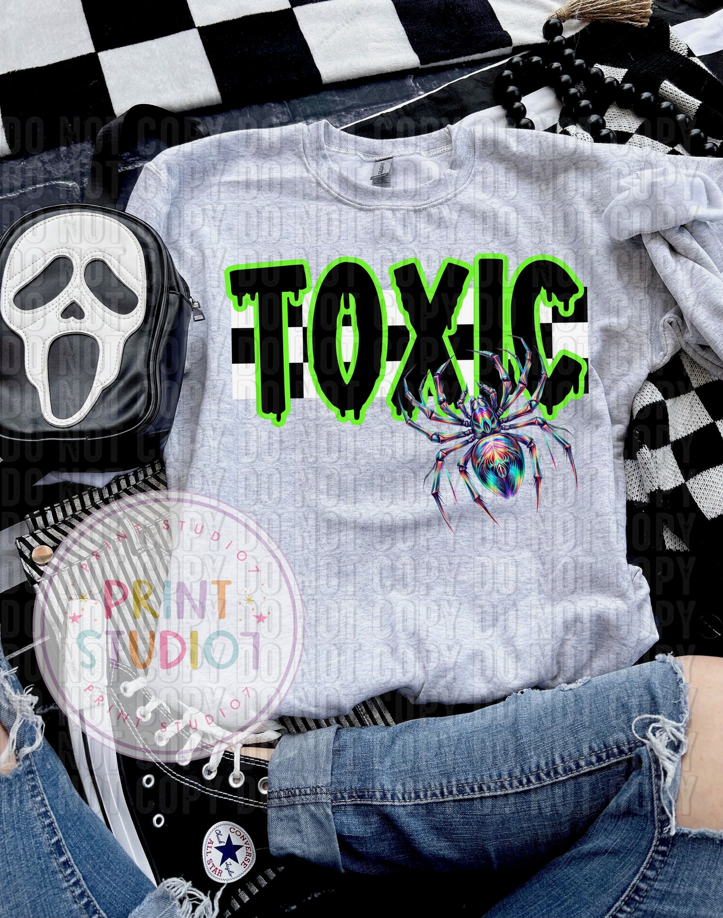 Toxic (Green, Black,& White)