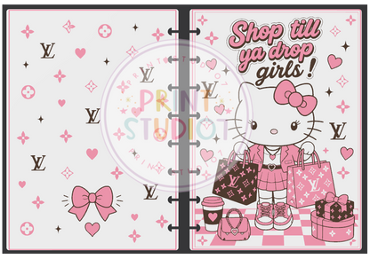 Shop Till Ya Drop Girls Notebook
