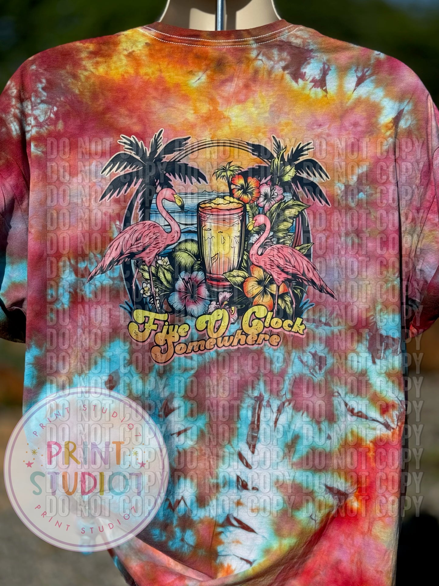 Five O'Clock Somewhere Dyed
