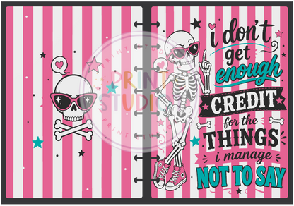 I Don't Get Enough Credit Notebook