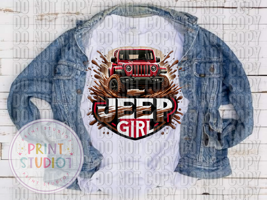 Exclusive Jeep Girl Red