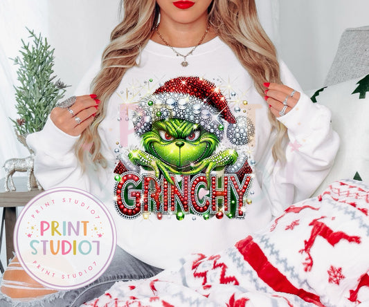 Christmas Grinch Bling