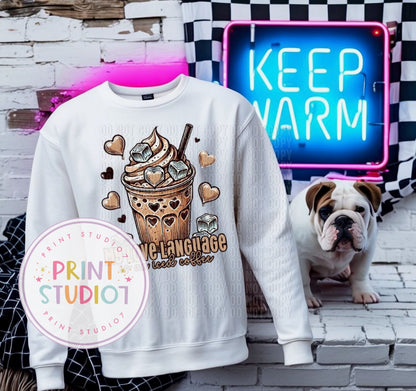 My Love Language Is Iced Coffee Shirt