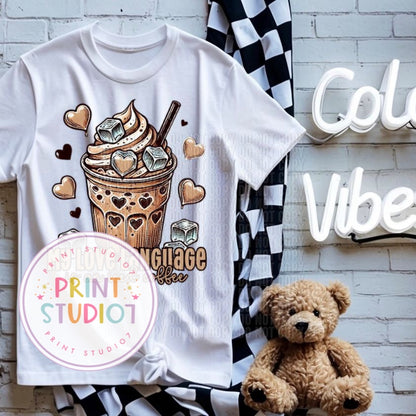 My Love Language Is Iced Coffee Shirt