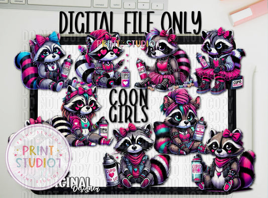 DIGITAL Coon Girls Bundle