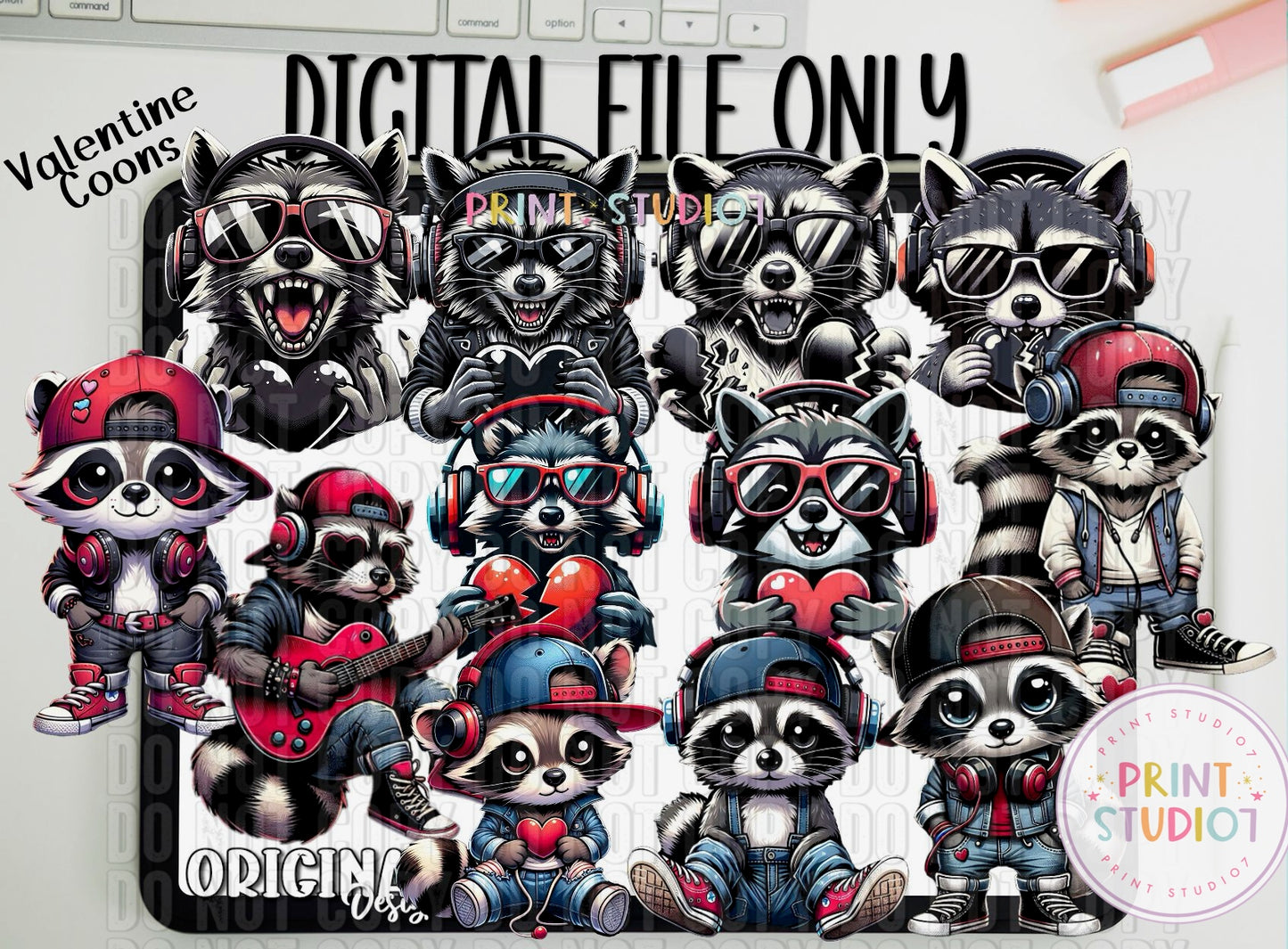 DIGITAL Valentine Coon Bundle