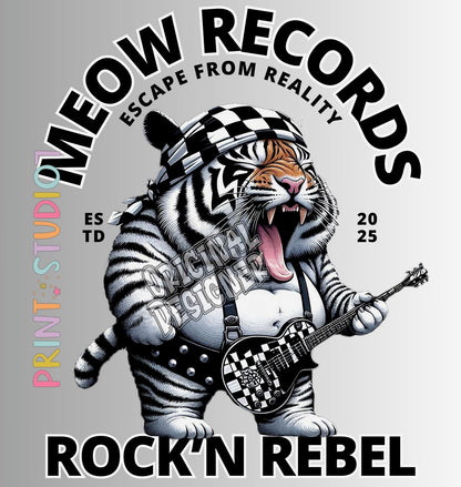 DIGITAL Meow Records (black/white)