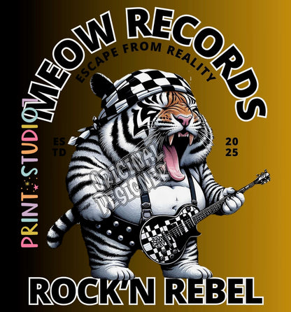 DIGITAL Meow Records (black/white)