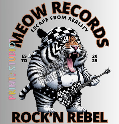 DIGITAL Meow Records (black/orange)