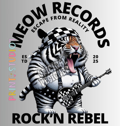 DIGITAL Meow Records (black)