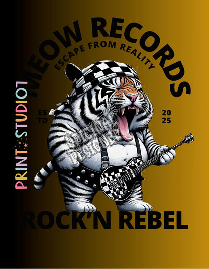 DIGITAL Meow Records (black)