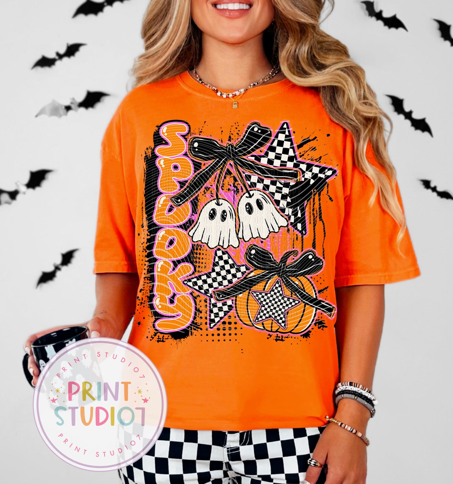 Spooky Orange Shirt