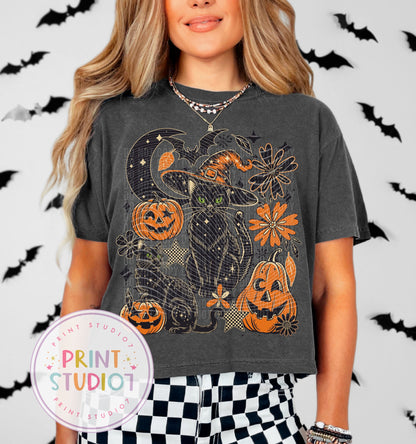 Pumpkin Cat Combo Shirt