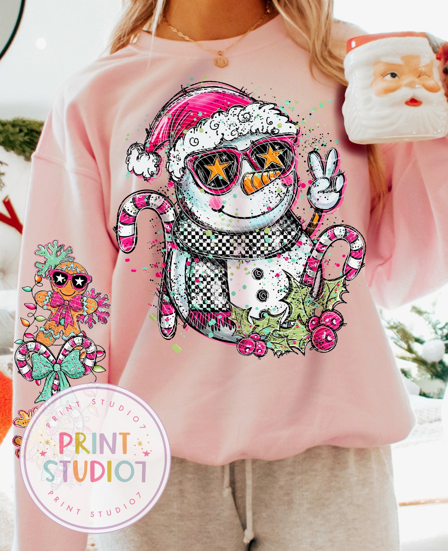 Snowman Doodles w/sleeve