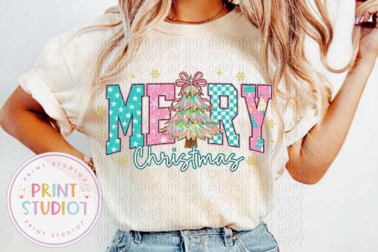 Merry Christmas Pastel