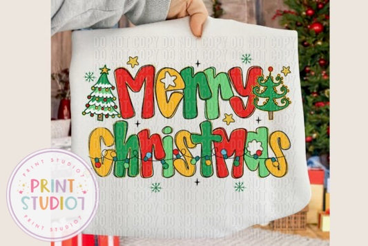 DTF Transfer Merry Christmas (2)