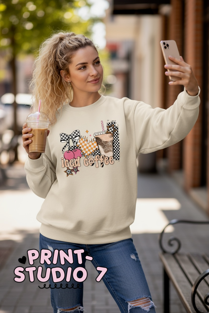 Iced Coffee Addict Phone Case