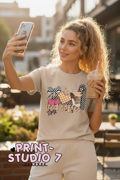 Iced Coffee Addict Phone Case