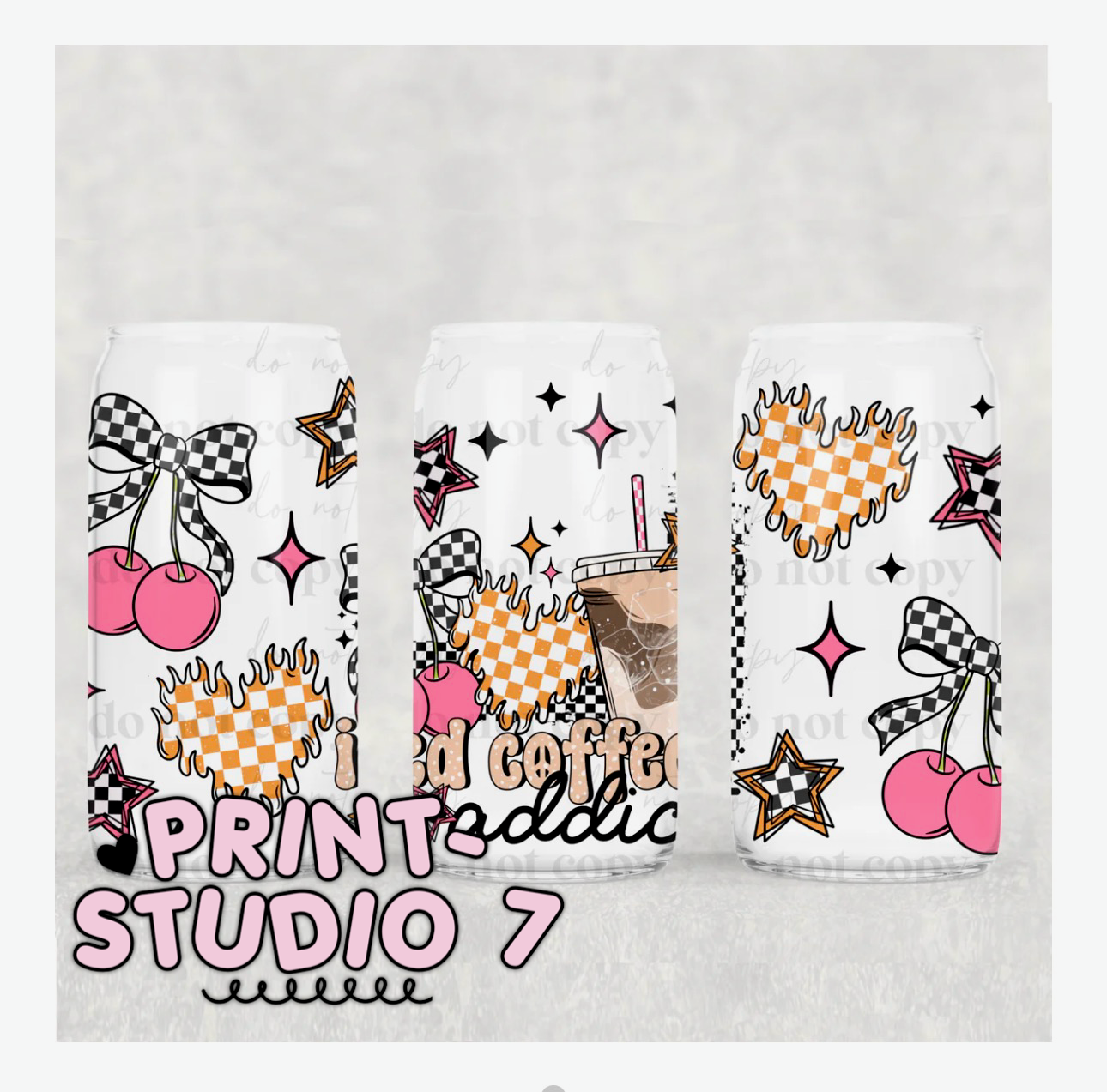 Iced Coffee Addict Phone Case