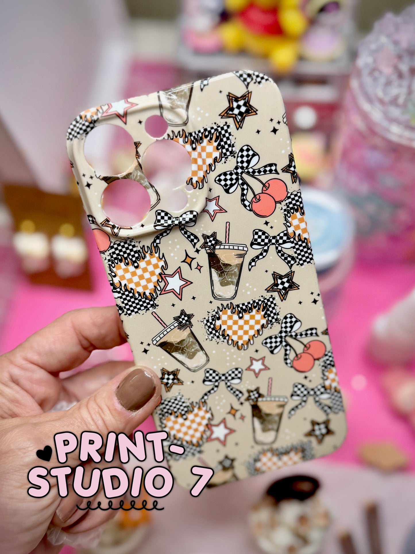 Iced Coffee Addict Phone Case