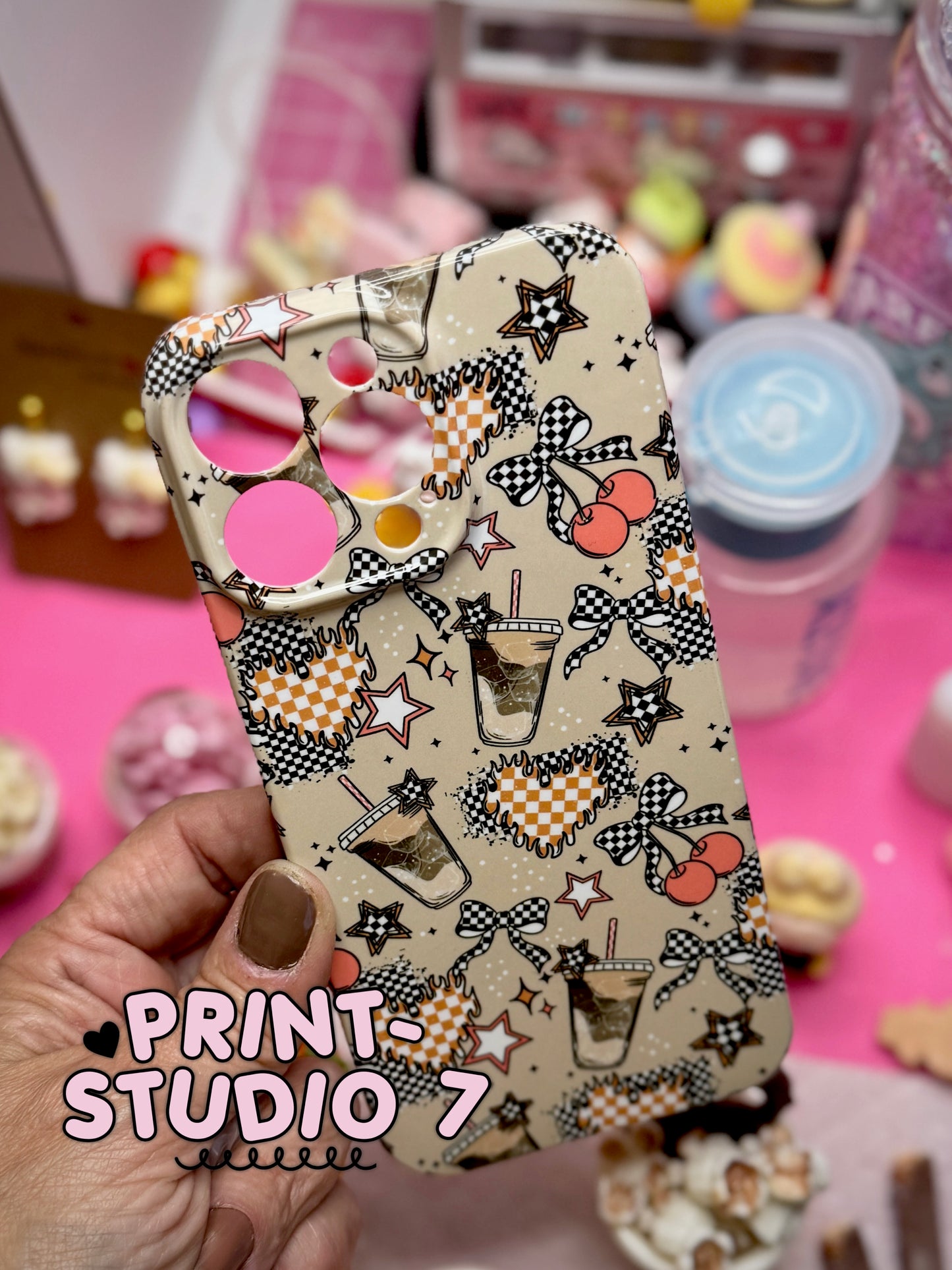 Iced Coffee Addict Phone Case