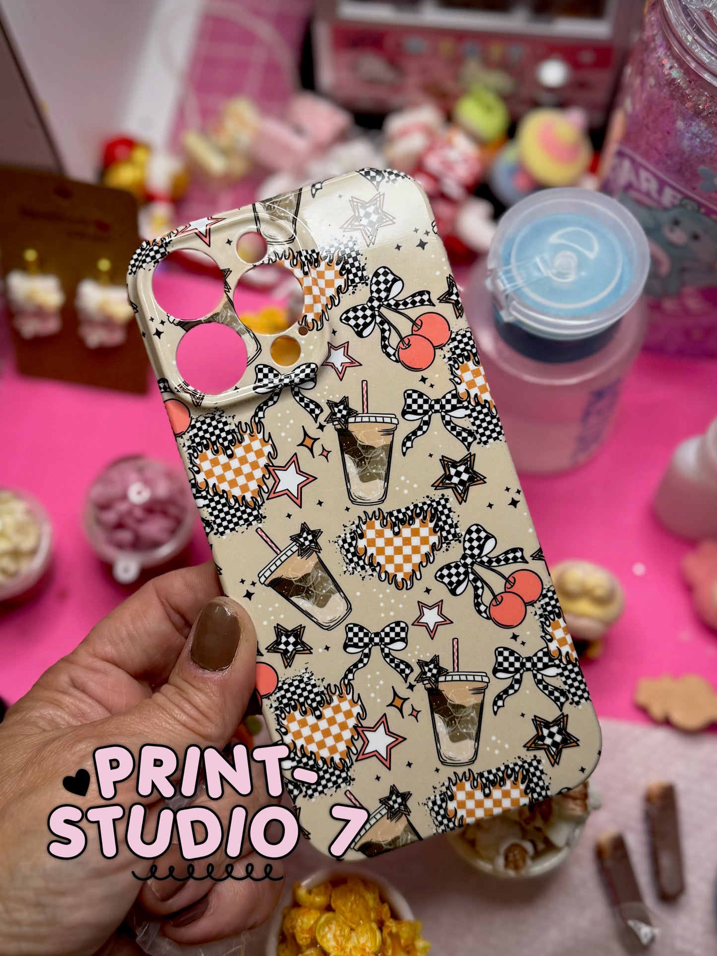 Iced Coffee Addict Phone Case