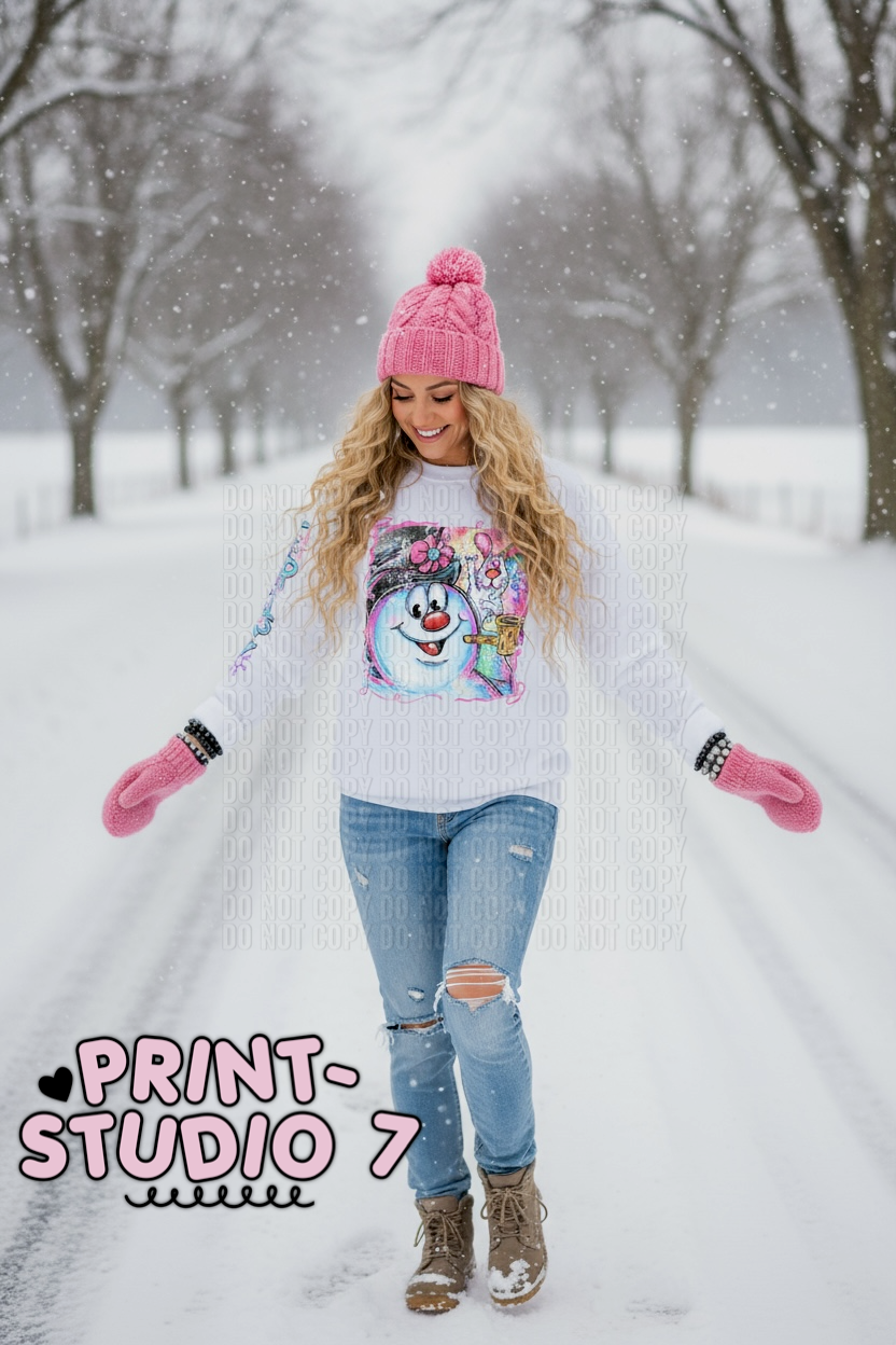 Frosty w/sleeve Design 1