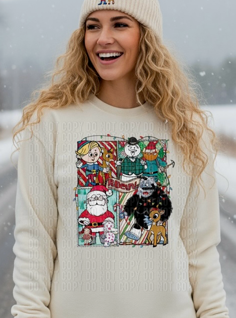 DTF Transfer Christmas Classic Cartoon