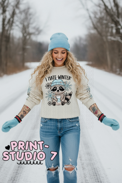 I Hate Winter w/Sleeve Design
